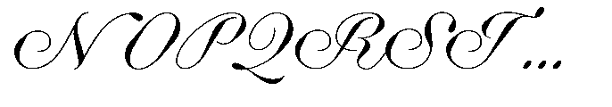 Business Blooming Normal Font UPPERCASE