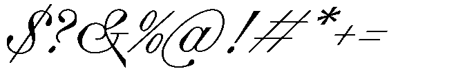 Business Blooming Text Font OTHER CHARS