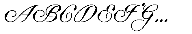 Business Blooming Text Font UPPERCASE