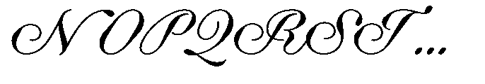 Business Blooming Text Font UPPERCASE