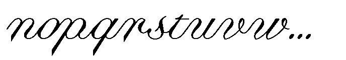 Business Blooming Text Font LOWERCASE