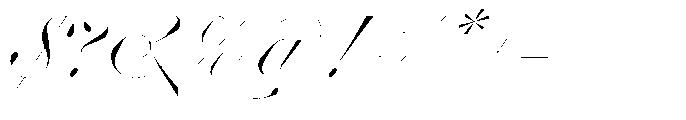 Business Blooming Variable Font OTHER CHARS