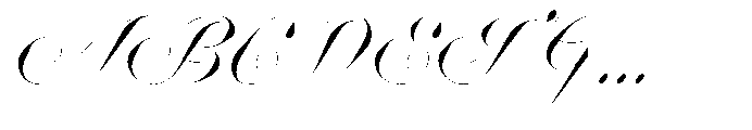 Business Blooming Variable Font UPPERCASE