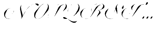 Business Blooming Variable Font UPPERCASE