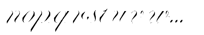 Business Blooming Variable Font LOWERCASE