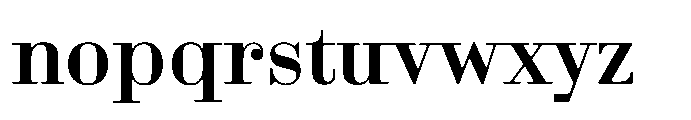 Business Didone Bold Font LOWERCASE