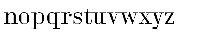 Business Didone Book Font LOWERCASE