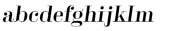 Business Didone Display Bold Italic FONT
