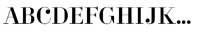 Business Didone Display Bold Font UPPERCASE