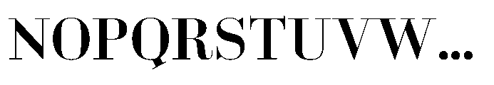 Business Didone Display Bold Font UPPERCASE