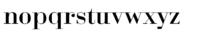 Business Didone Display Bold Font LOWERCASE