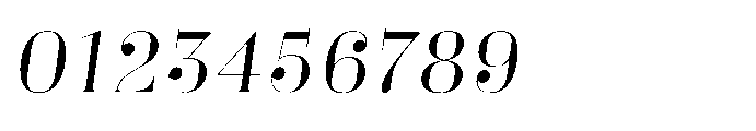 Business Didone Display Italic Font OTHER CHARS