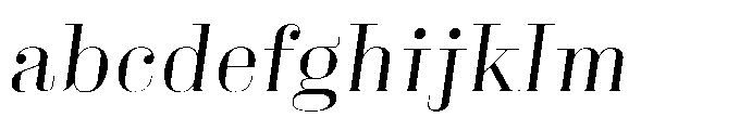 Business Didone Display Italic FONT