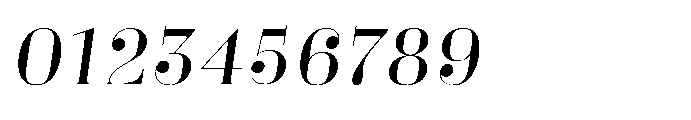 Business Didone Display Medium Italic Font OTHER CHARS
