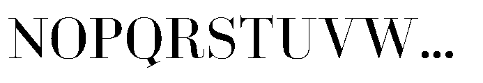 Business Didone Display Medium Font UPPERCASE