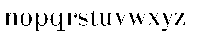 Business Didone Display Medium Font LOWERCASE
