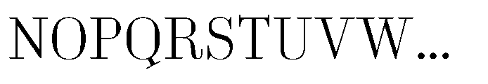 Business Didone Light Font UPPERCASE