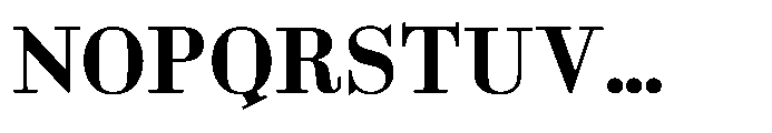 Business Didone Text Bold Font UPPERCASE