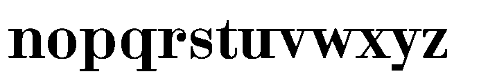 Business Didone Text Bold Font LOWERCASE