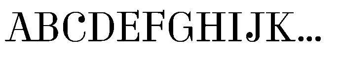 Business Didone Text Book Font UPPERCASE