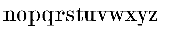 Business Didone Text Book Font LOWERCASE