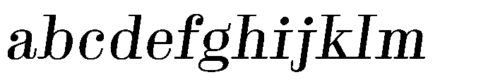 Business Didone Text Italic FONT