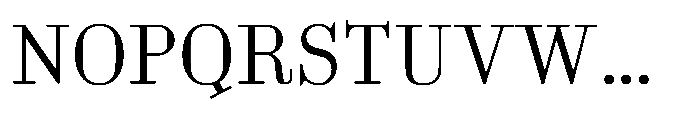 Business Didone Text Light Font UPPERCASE