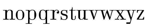 Business Didone Text Light Font LOWERCASE