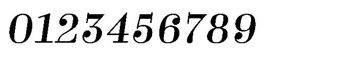Business Didone Text Medium Italic Font OTHER CHARS