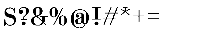 Business Didone Text Medium Font OTHER CHARS