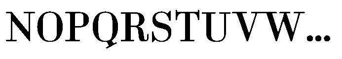 Business Didone Text Medium Font UPPERCASE