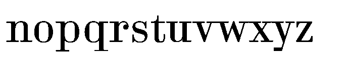 Business Didone Text Regular Font LOWERCASE
