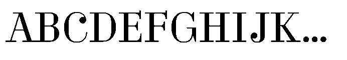Business Didone Variable Font UPPERCASE