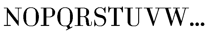 Business Didone Variable Font UPPERCASE