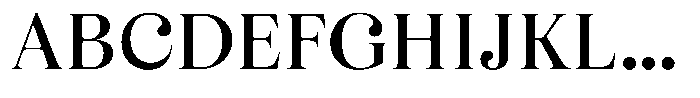 Business Serif Display Bold Font UPPERCASE