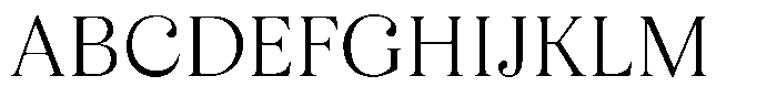 Business Serif Display Light Font UPPERCASE