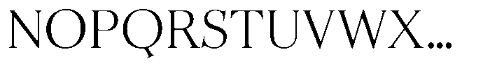 Business Serif Display Light Font UPPERCASE