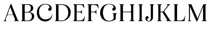 Business Serif Display Regular Font UPPERCASE