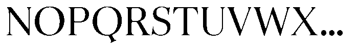 Business Serif Display Regular Font UPPERCASE
