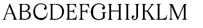 Business Serif Text Light Font UPPERCASE