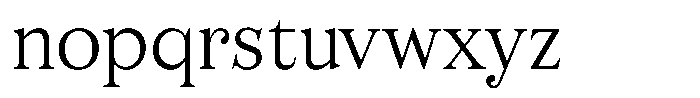 Business Serif Text Light Font LOWERCASE