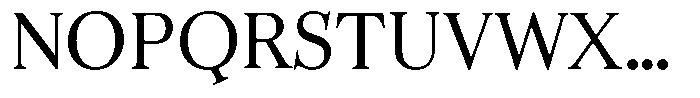 Business Serif Variable Font UPPERCASE