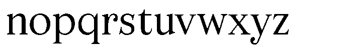 Business Serif Variable Font LOWERCASE