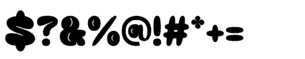 Busky Rough Font OTHER CHARS