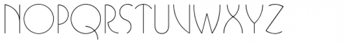 Busorama Std Light Font UPPERCASE