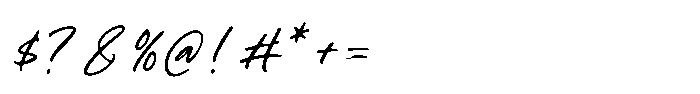 Busted Horizon Font OTHER CHARS