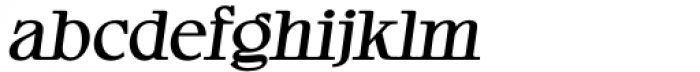 Bustor Rhikan Oblique Font LOWERCASE
