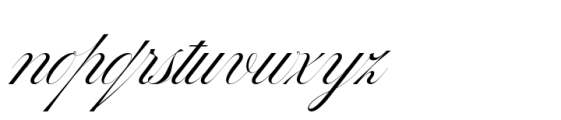 Bustra Script Pro Black Font LOWERCASE
