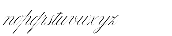Bustra Script Pro Medium Font LOWERCASE