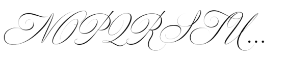 Bustra Script Pro Variable Font UPPERCASE